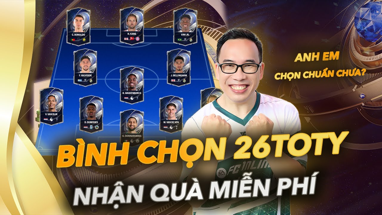 Bình chọn 26 TOTY theo cách người thông thái