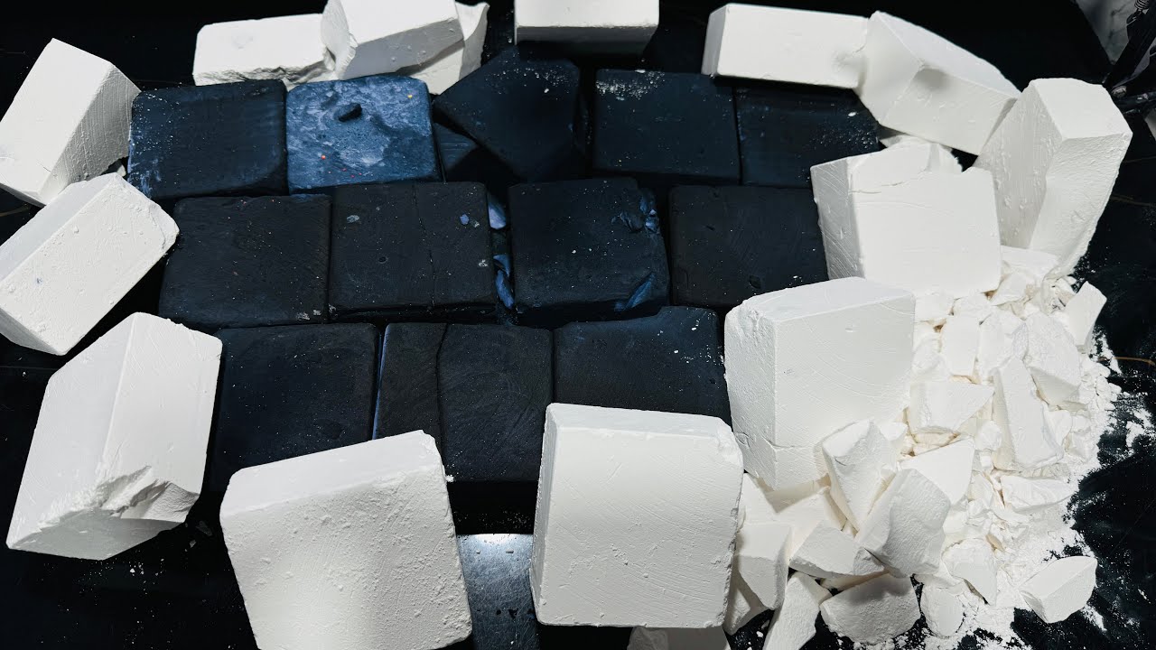 Fresh Gym Chalk ASMR Crush | Oddly Satisfying ASMR 