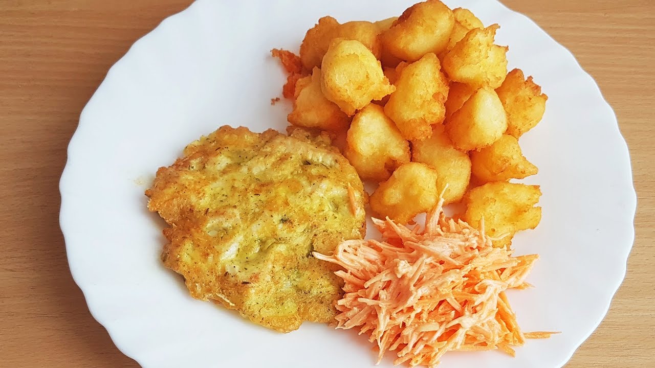 Кусочки куриного филе с удивительным картофелем- русские субтитры