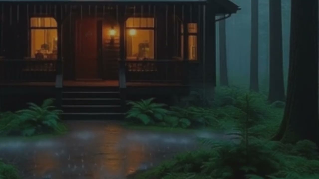 Chuva Forte e Trovão para Dormir Profundamente. Vídeo SEM ANÚNCIO. Sons Relaxantes.
