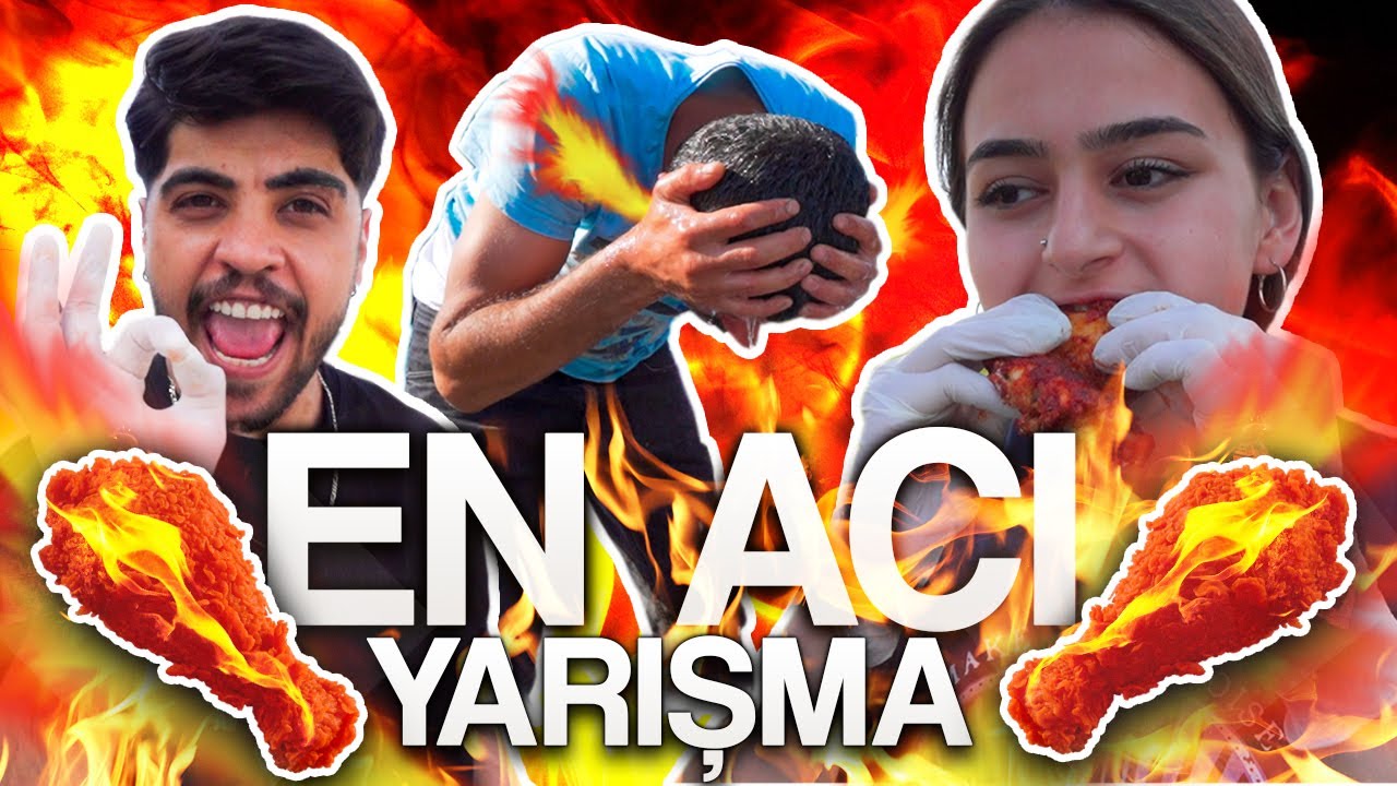 SOKAKTA EN ACI KANAT YEME YARIŞMASI YAPTIM! 🔥 (ACIDAN AĞLADI)