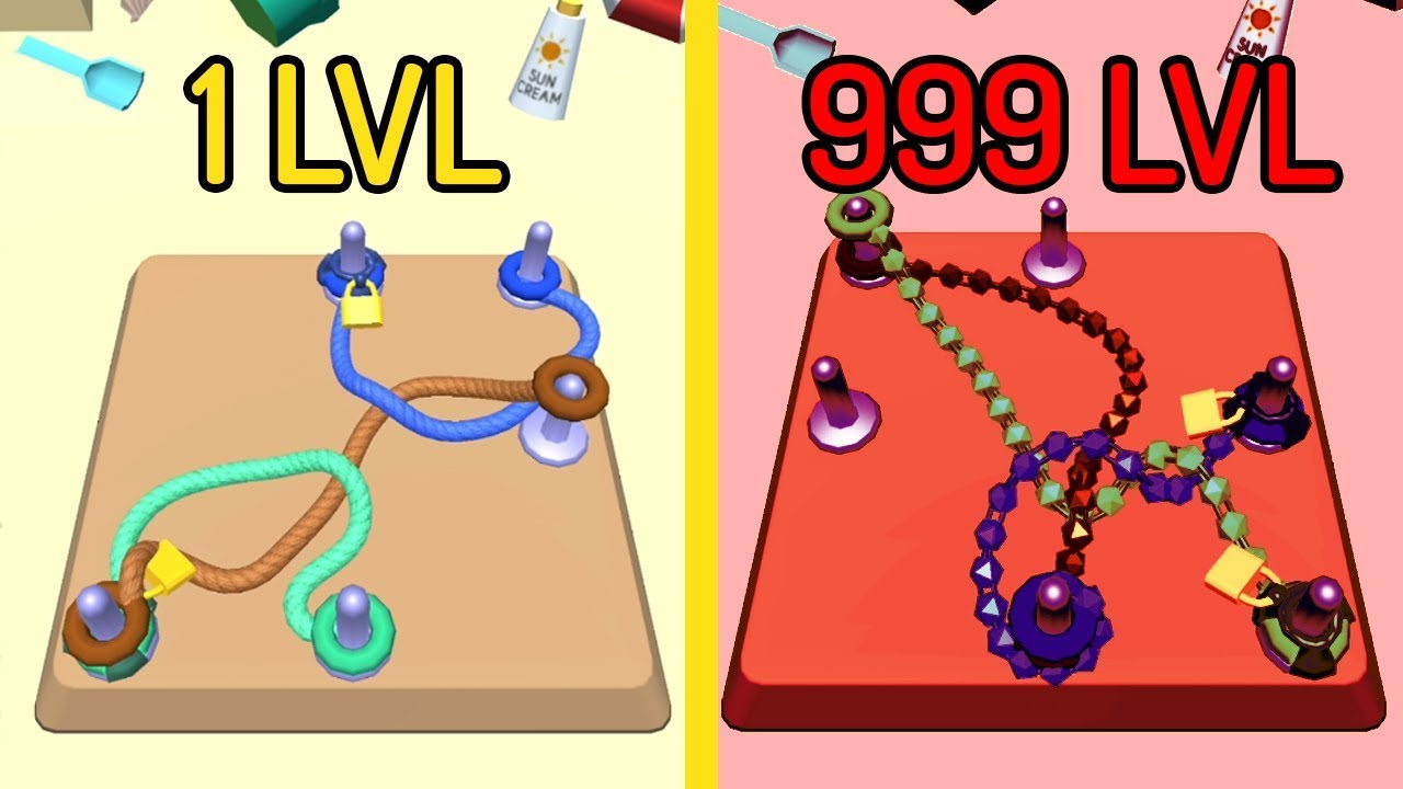Go Knots 3D Gameplay All Levels! Part 5 (Android,IOS)