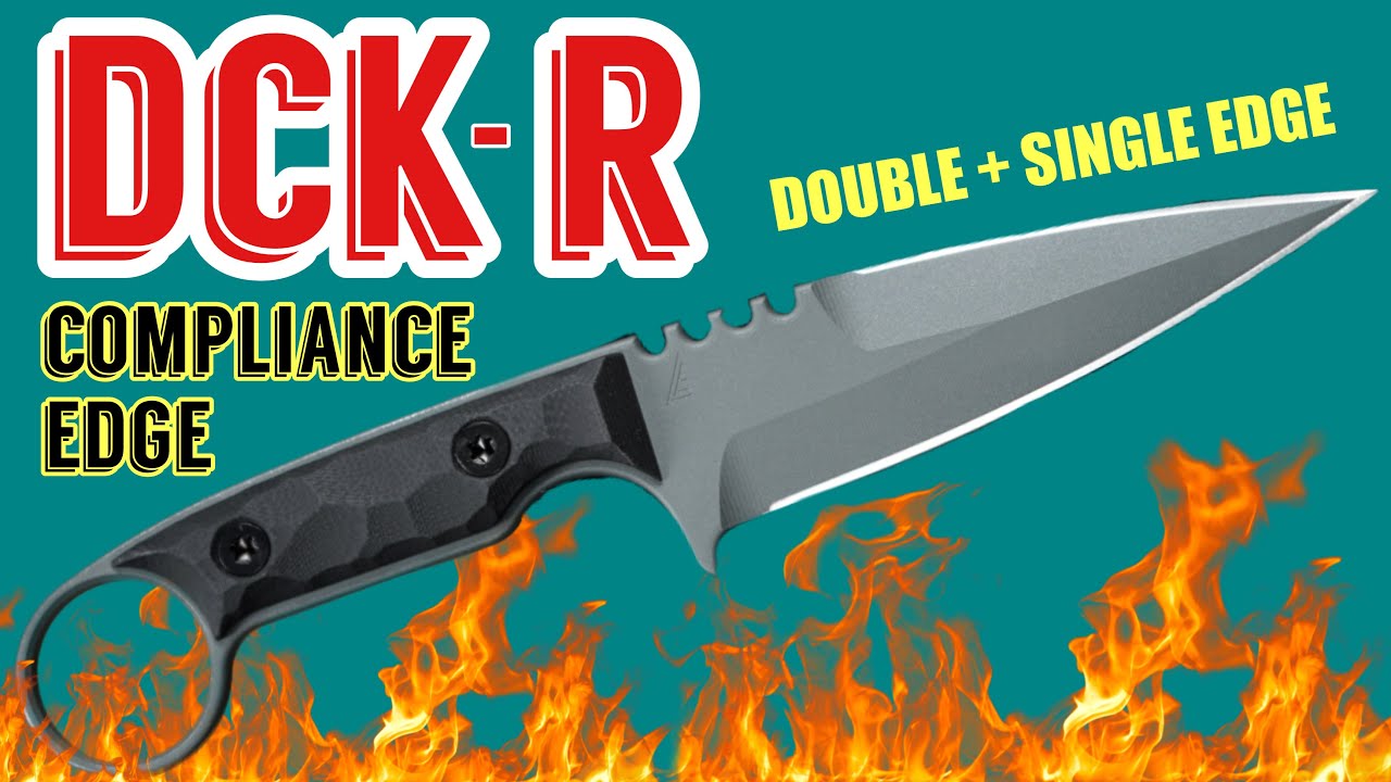 Tactical Fixed Blade Fighting Knife: Compliance Edge DCK & DCK-R Review  Michael Myers Backup 2.0?