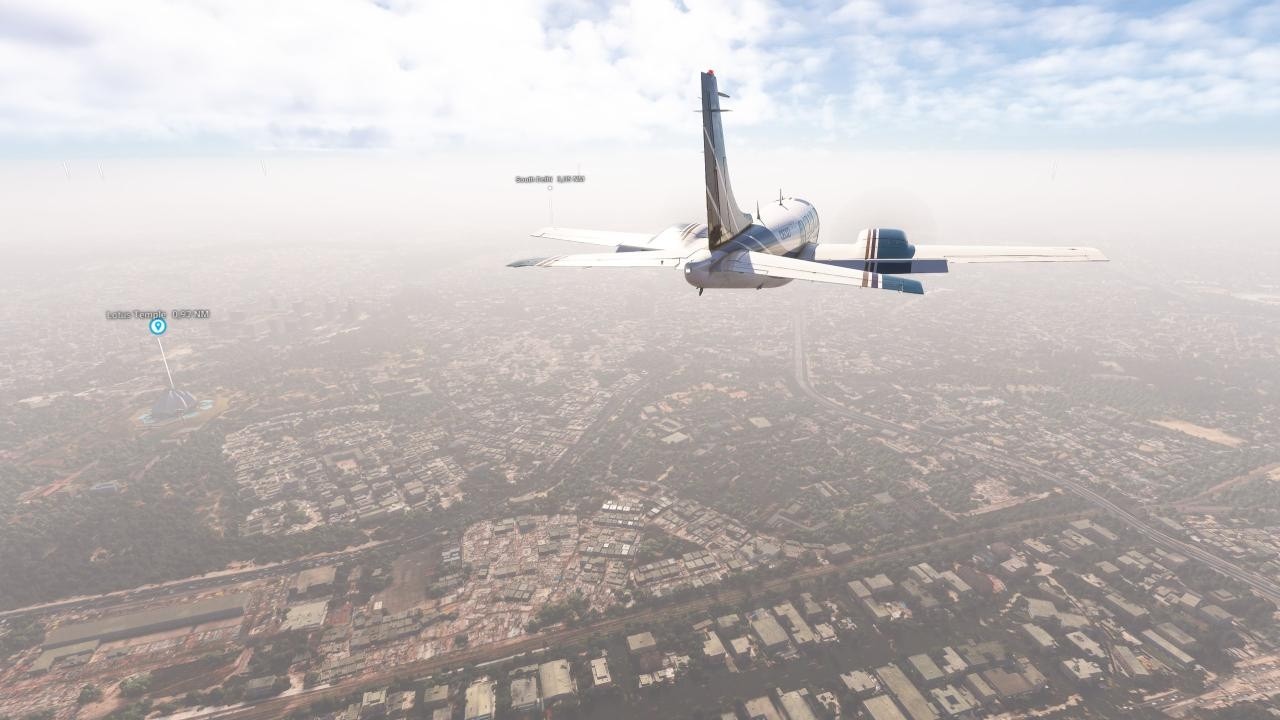Flight Simulator 2024: Landing at New Delhi, India (VIDP) with the A2A Aerostar 600