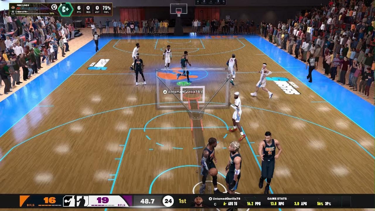 NBA 2K26: 20 PTS 7 REB 1 AST 1 STL 1 BLK 1 3PM