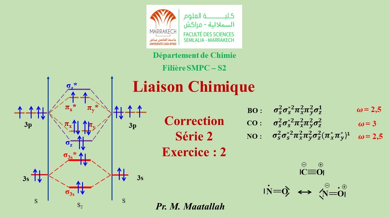 Liaison chimique SMPC S2 Série-2 Ex2 partie 1
