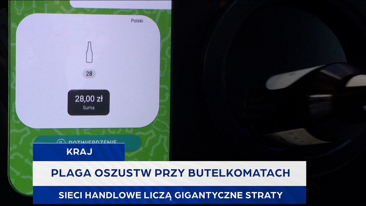 Plaga oszustw przy butelkomatach. Sieci handlowe liczą gigantyczne straty