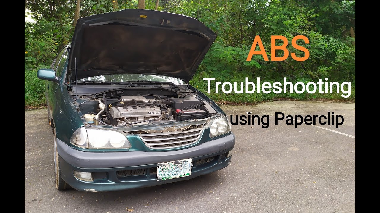 Диагностика проблемы с ABS с помощью скрепки на автомобиле Toyota и возможные способы ее решения.