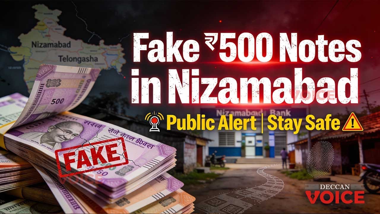 Fake ₹500 Notes Circulating in Nizamabad 🚨 Public Alert | Stay Safe - Deccan Voice