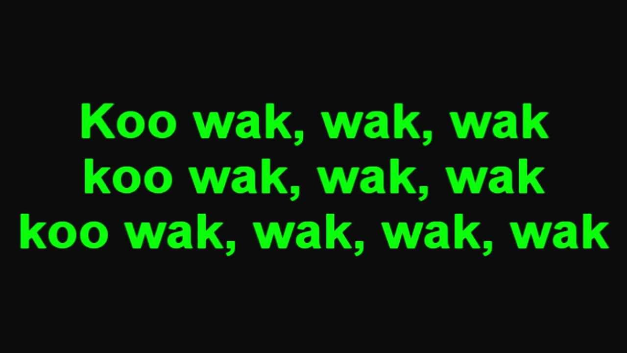 Little Green Frog (Koo Wak Wak Wak) Lyrics Nursery Rhyme