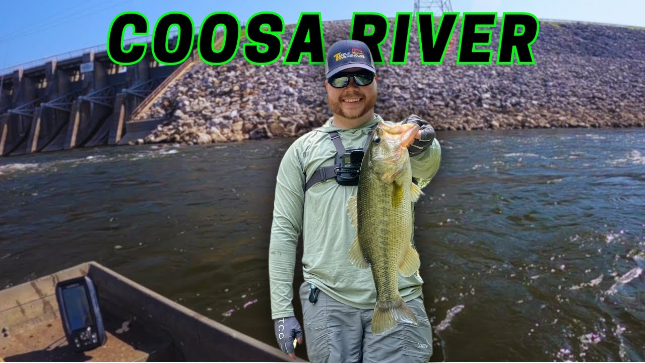 TOPWATER FISHING ON THE COOSA RIVER! (caught a giant)