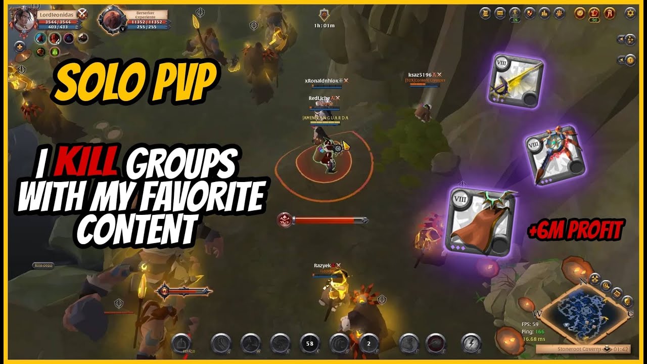 Albion Online | Solo PvP Ratting Static Dungeons |This Is My Favorite Content With Bloodletter