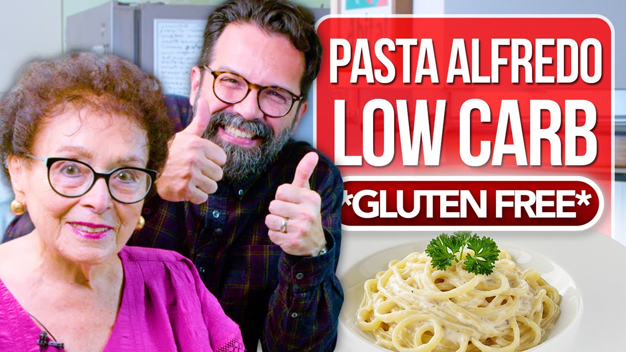 Pasta Alfredo Low Carb *Gluten Free* Con Doña Irma