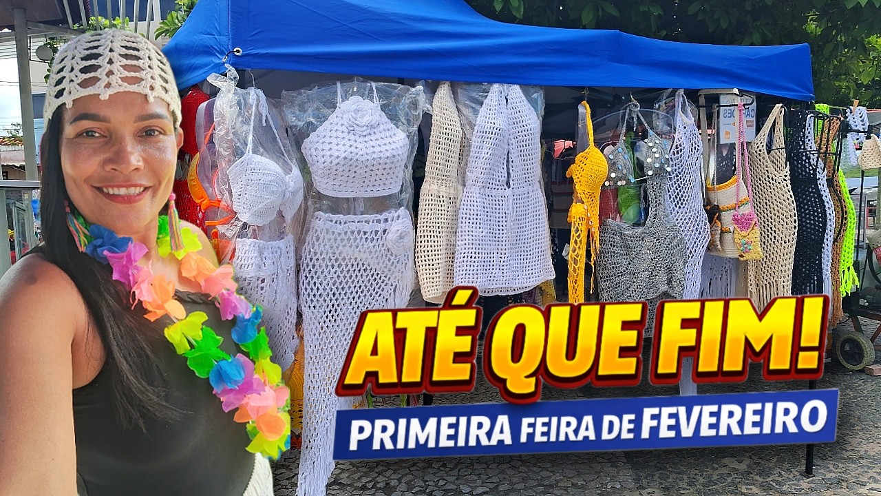 ATÉ QUE ENFIM! Minha primeira feira de Fevereiro aconteceu!😱💥