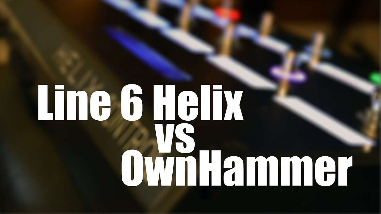 Line 6 Helix Built In Cabs vs. OwnHammer Impulse Responses