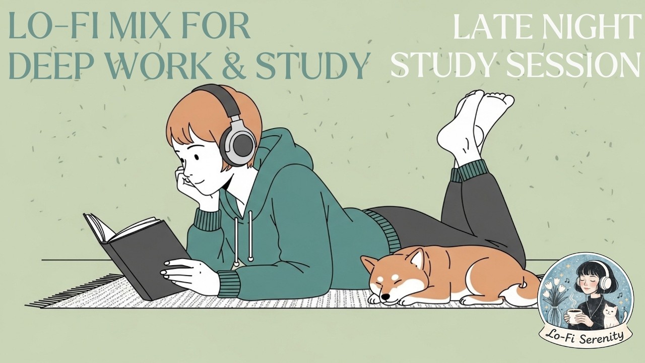 Late Night Study Session 📚 | 2 Hour Deep Focus Lofi