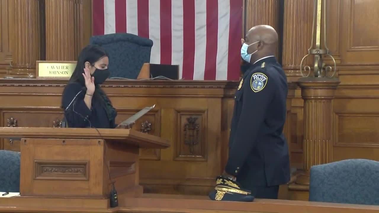 Michael Brunson sworn in as acting Milwaukee police chief