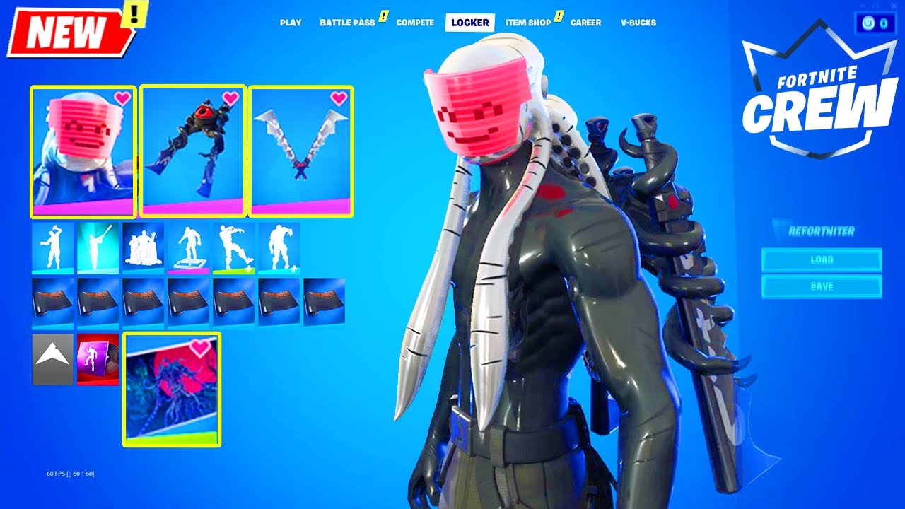 Fortnite November Crew Pack - THE INKQUISITOR Skin Fortnite early showcase シ