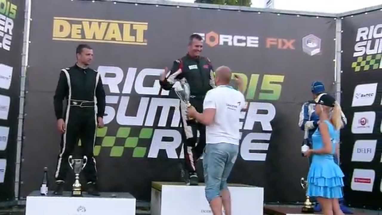 Riga Summer Race 2015, BaTCC, Podium S1600 Dmitry Savateev 3rd place