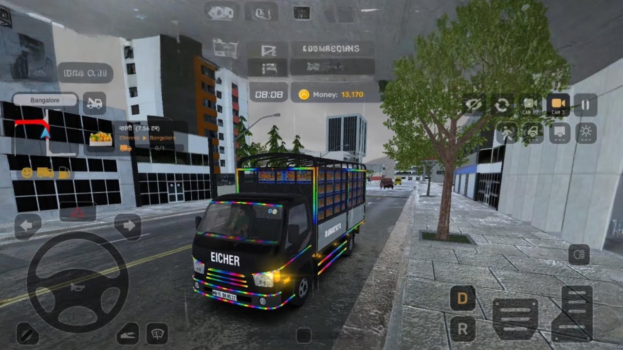 Orenge fruit Dilevery | new video 4k | full rain driving (@DONGamingYT8532) | #minitrucksimulator