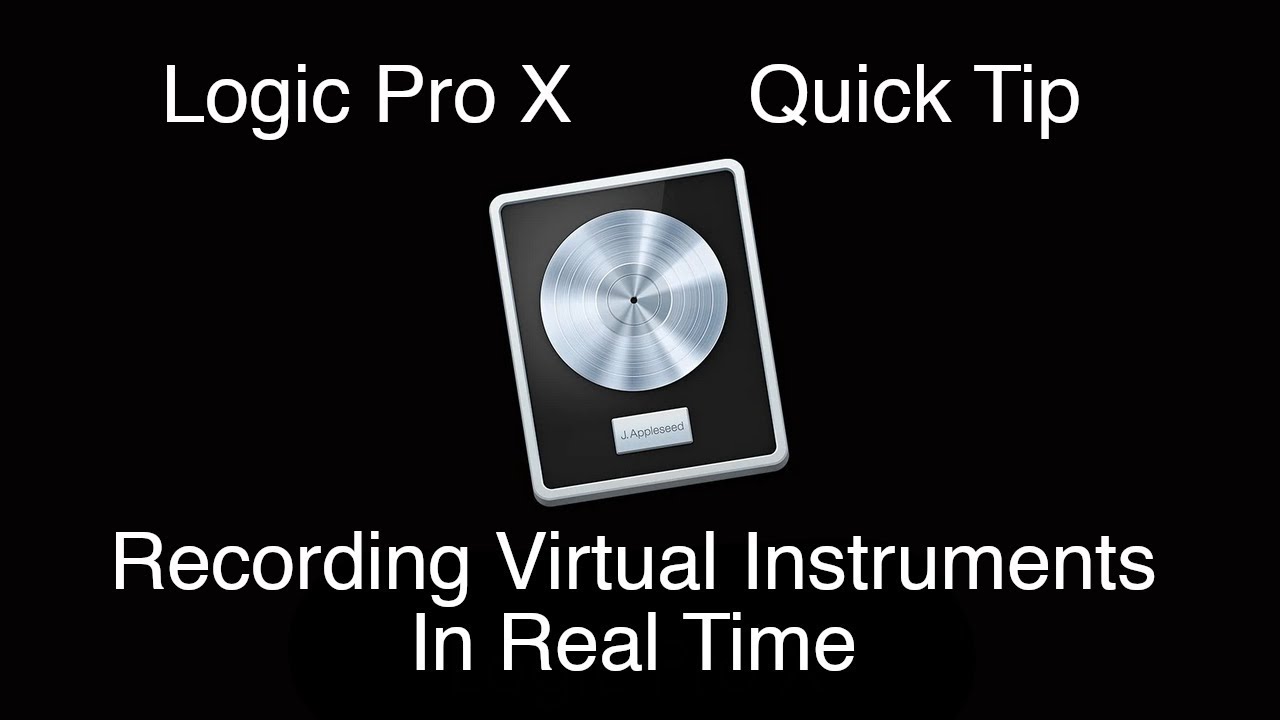 Recording Virtual Instruments in Logic In Real TIme (Mr. Bill Mud Pie/Idea Jam)