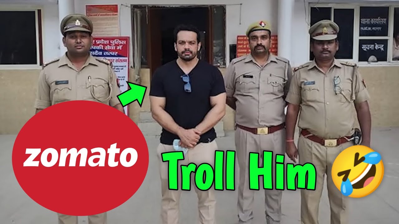 Zomato Troll Flying Beast On Police Arrested 🤣 #shorts