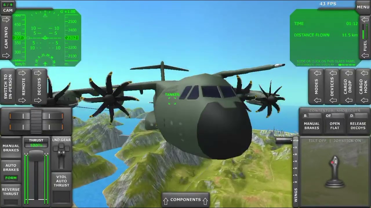 MV-40 air to air Refueling mission
