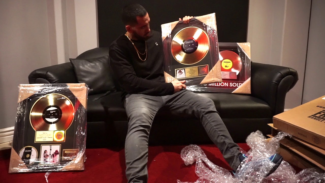 RIAA Platinum & Gold Plaque Unboxing 