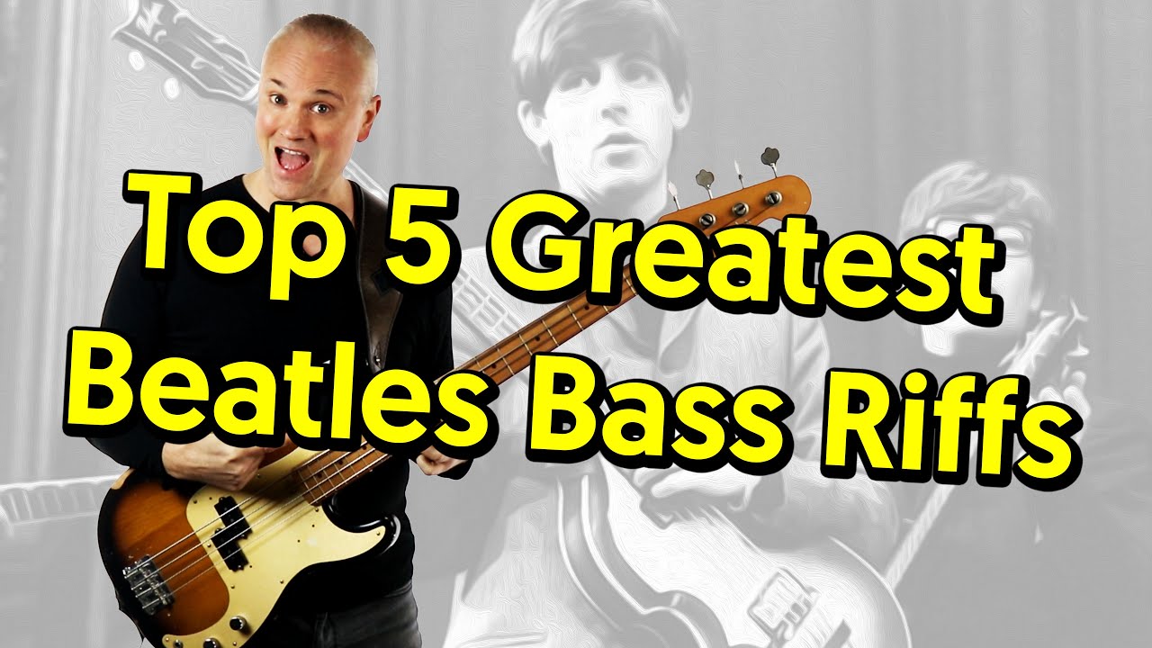 Top 5 Awesome Beatles Bass Riffs (Tabs and Tutorial)