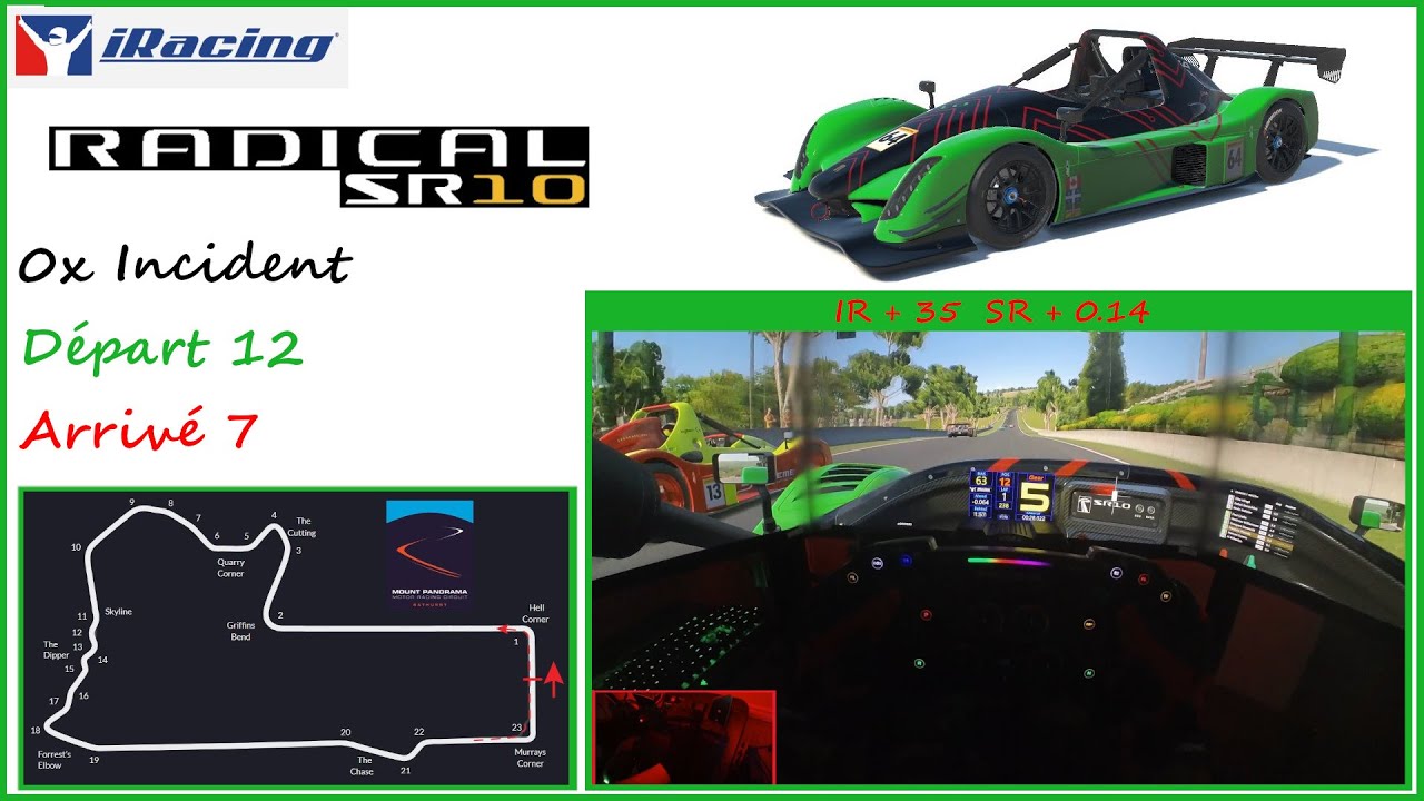 Iracing - Radical SR10 - Bathurst  [Course -2] [S3 week 10]