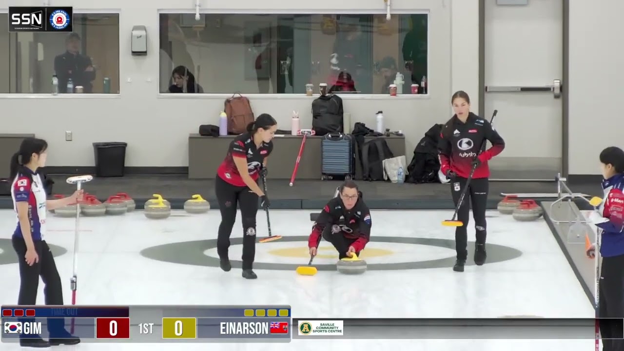 FEATURE  Eun ji Gim vs  Kerri Einarson   FINAL   Saville Shootout 6