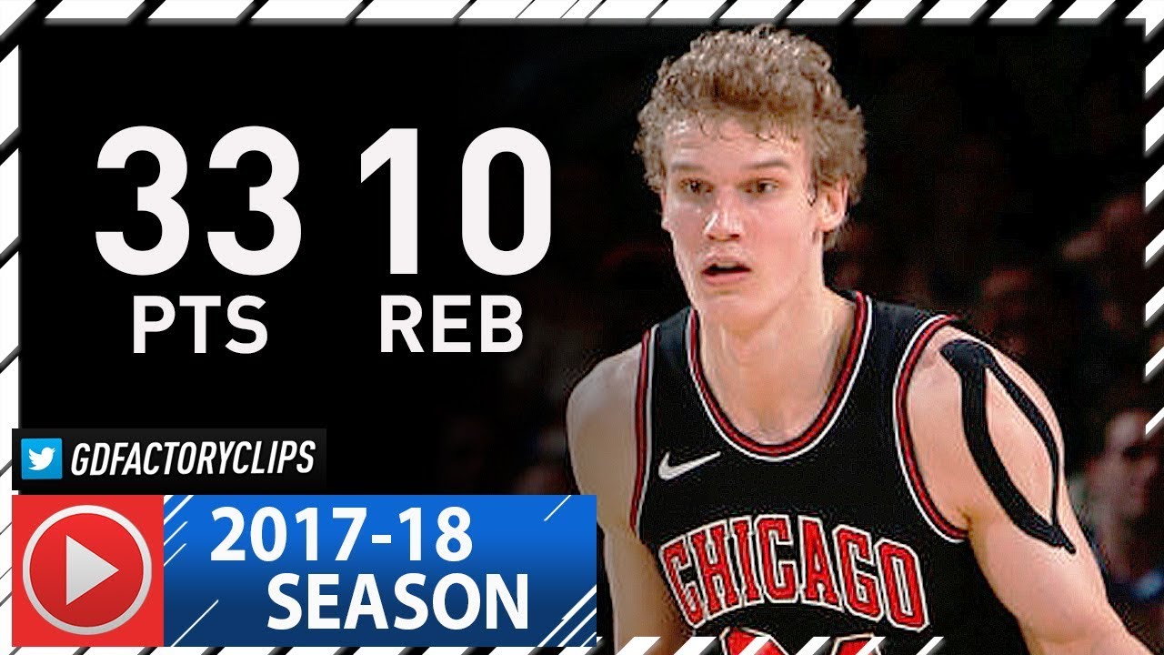 Lauri Markkanen Full Highlights vs Knicks (2018.01.10) - 33 Pts, 10 Reb, BEAST!