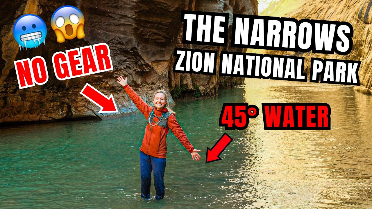 Hiking Zion's Narrows in Winter (Health Emergency on the Trail)