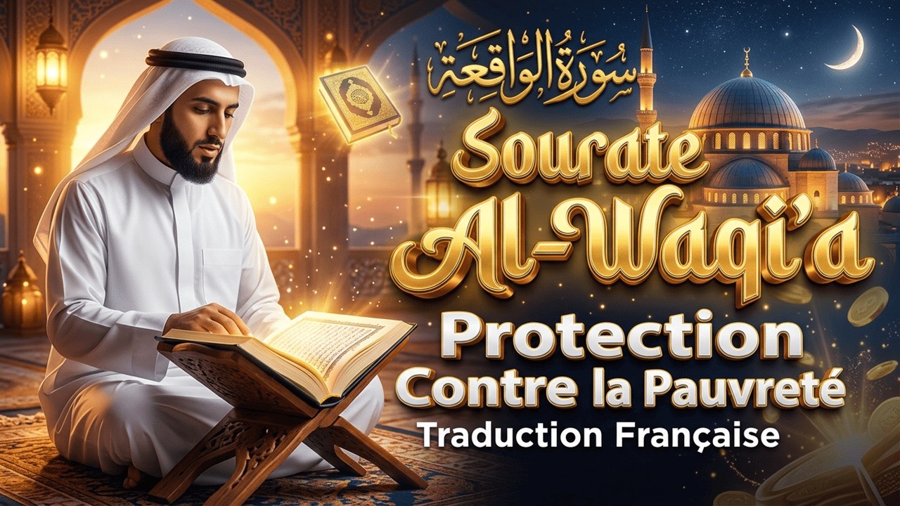 Sourate Al-Waqi'a Complète | Protection Contre la Pauvreté | Traduction Française