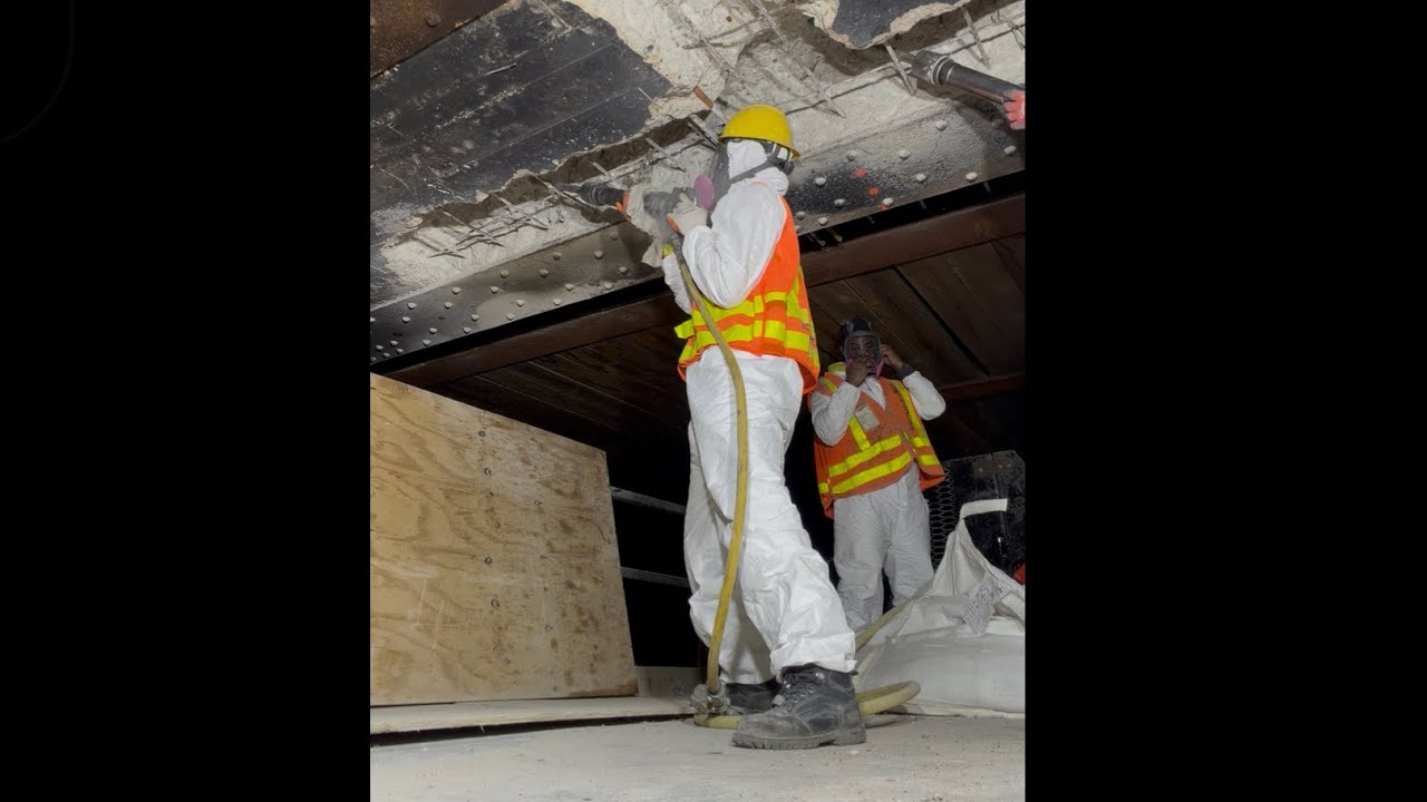 Working on the Metro North Rail Road Underpass.