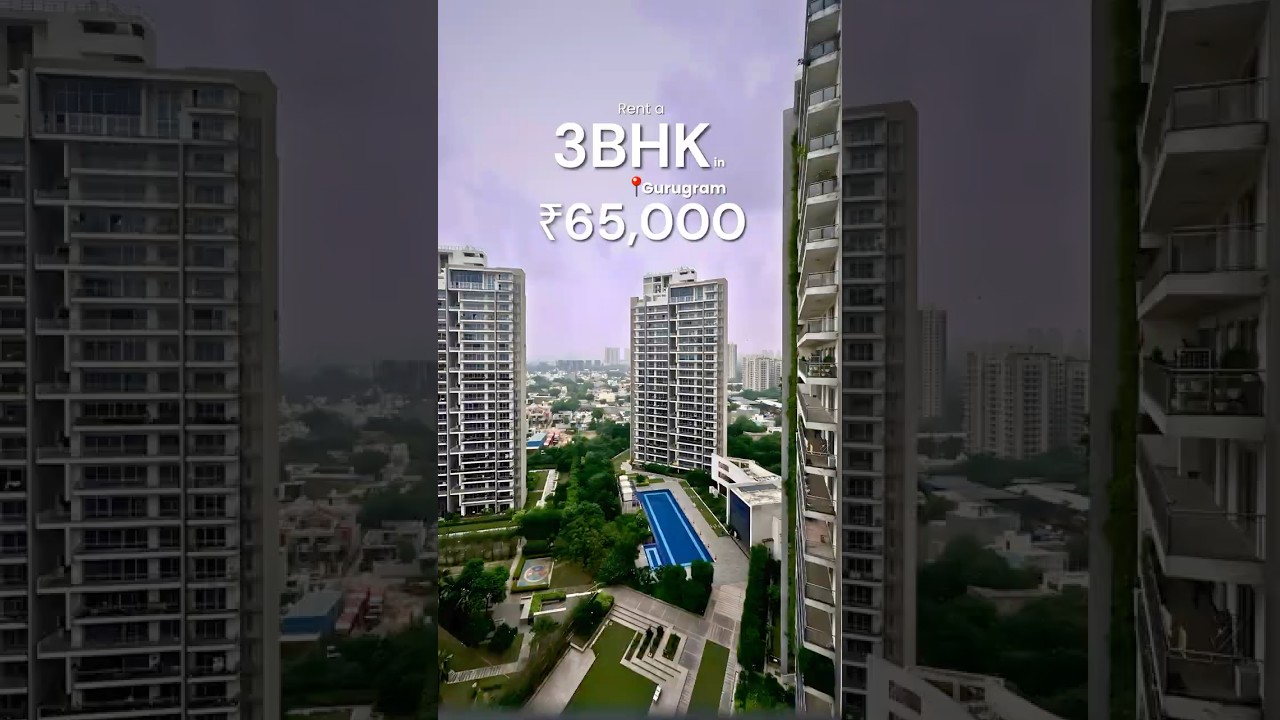 3BHK Luxury Apartment for Rent in Tata Gurgaon Gateway | ₹65K Rent | Dwarka Expressway Gurgaon