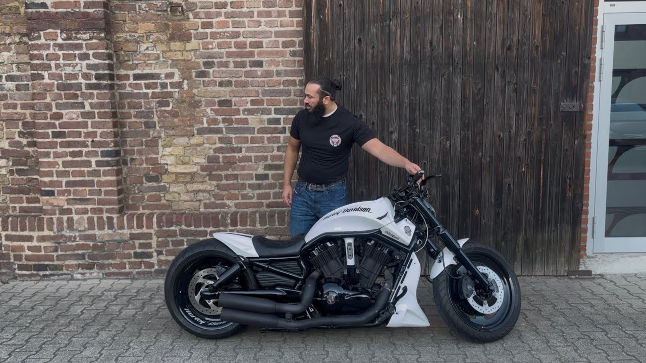 Harley-Davidson Vrod Black&White Custom