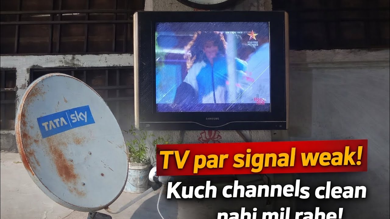 Tv par😱 Signal Weak! Kuch Channel Clean Nhi Mil Rhe Hai  bi letest  verjan ke #subscribe #tvchannel 