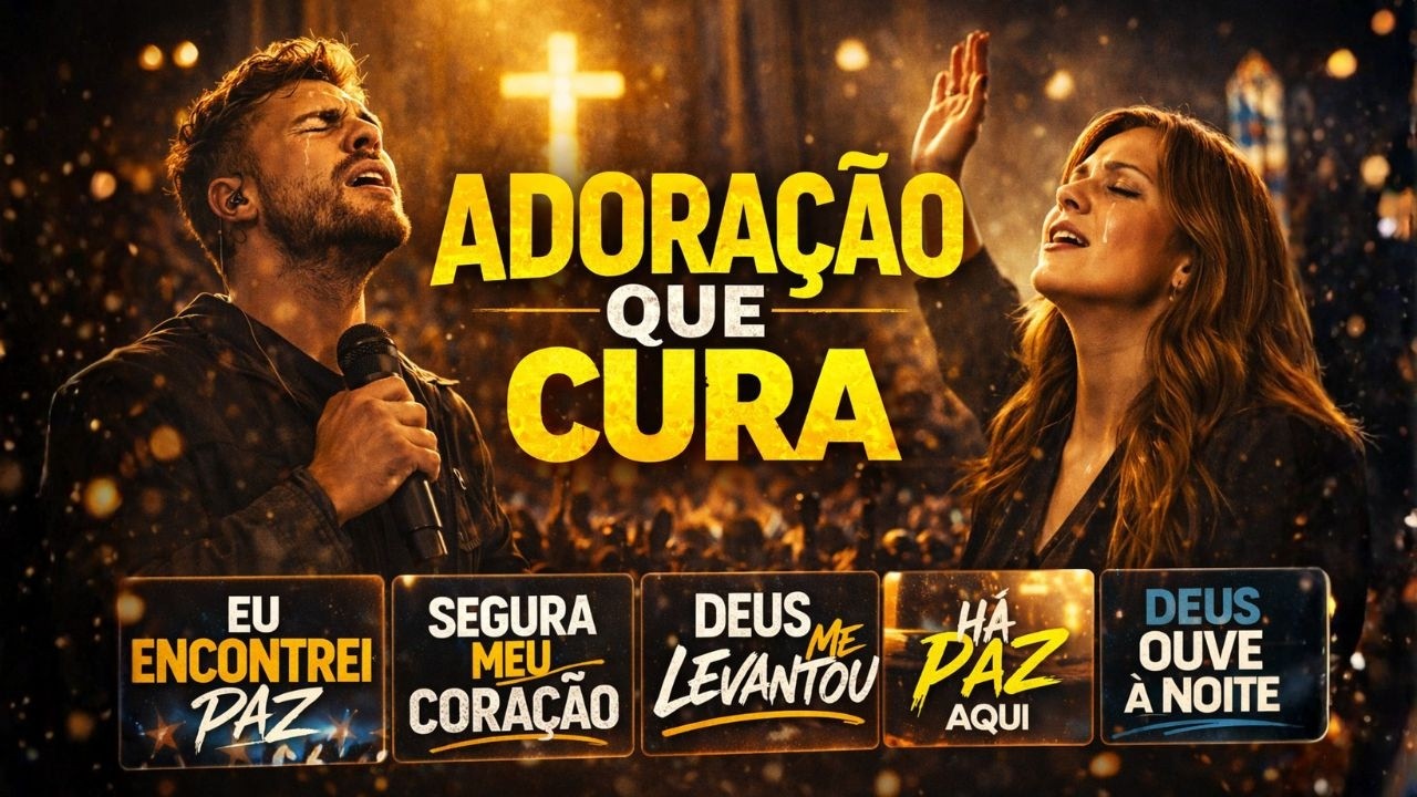 1 HORA DE ADORAÇÃO PROFUNDA — Há um Santuário no Som | Louvores Que Acalmam a Alma