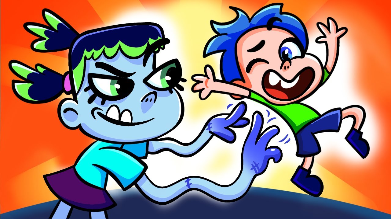 Las cosquillas de la ni&ntilde;a zombi | Divertidas canciones de Halloween para ni&ntilde;os
