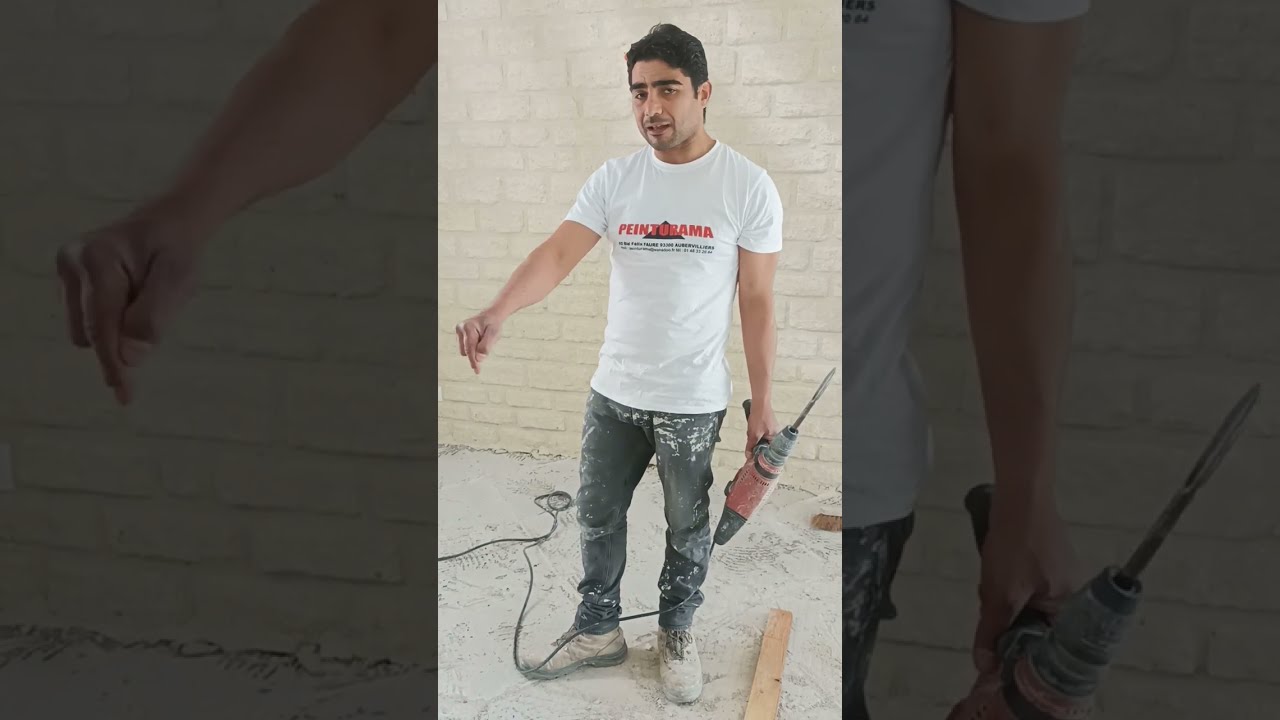 قبل تركيب البلاط