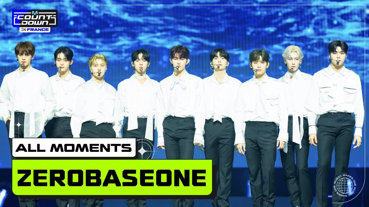 ZEROBASEONE (제로베이스원)  ALL MOMENTS 🎁💙 | MCOUNTDOWN IN FRANCE