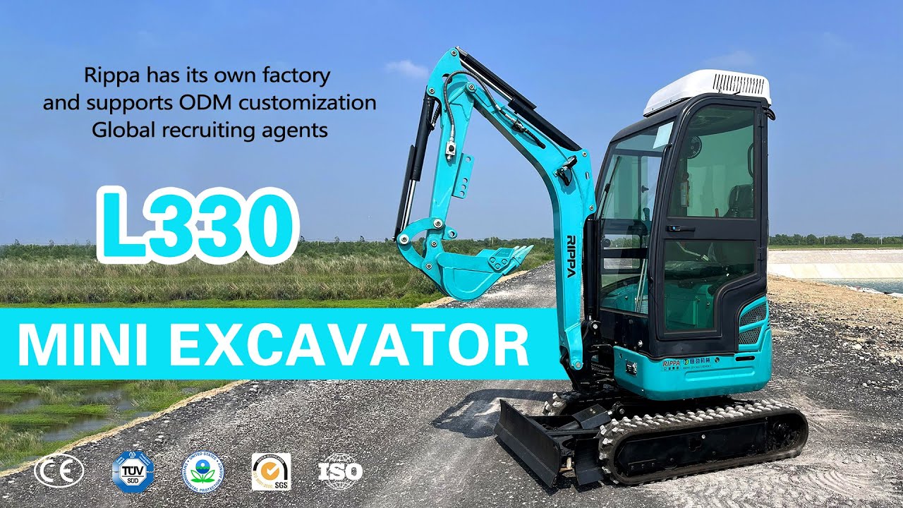 In hot summer, you need a mini excavator with air conditioning