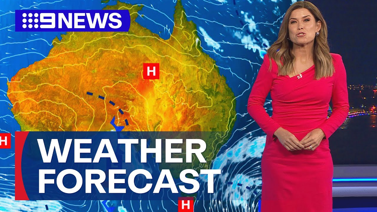 Australia Weather Update: Sunshine with light to moderate southwesterly winds | 9 News Australia