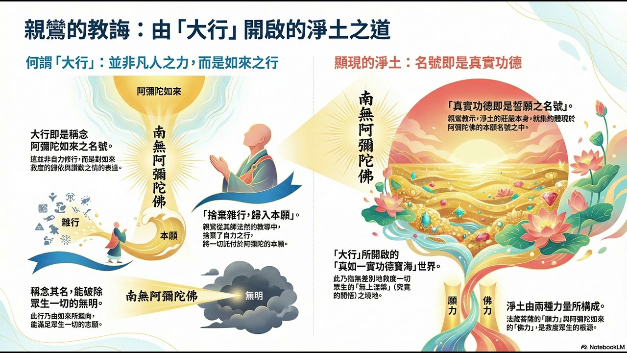 大行所開顯的佛道