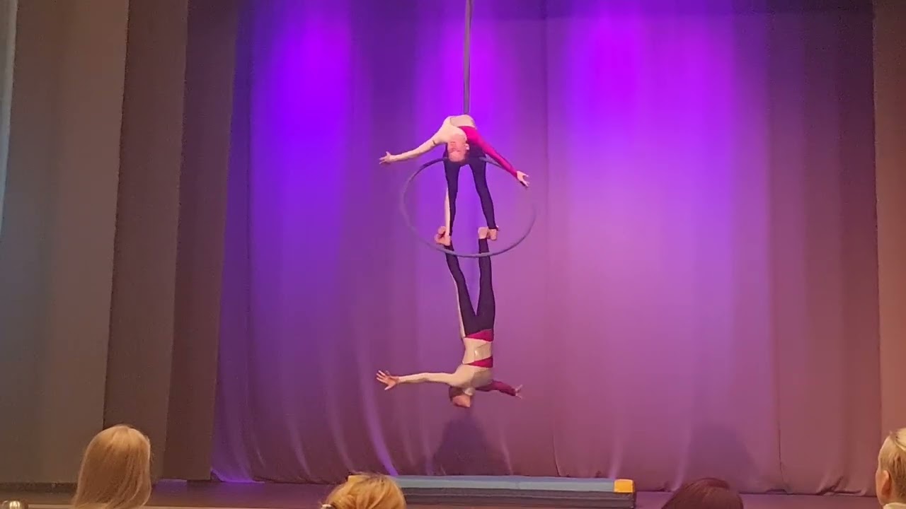 Emilia Kekelidze, Anastasija Karavan European Aerial Championship 2022 aerial hoop duo 🥈