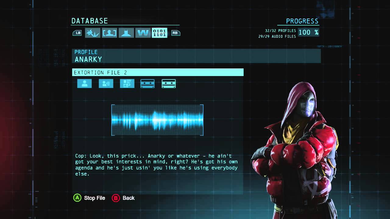 Batman: Arkham Origins - All Audio From Extortion Files