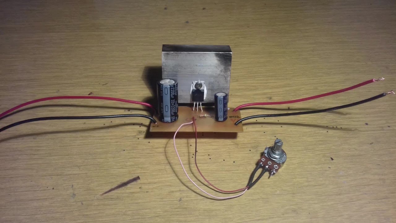 Regulator napięcia LM 350 (jak zrobić zasilacz regulowany cz 1)