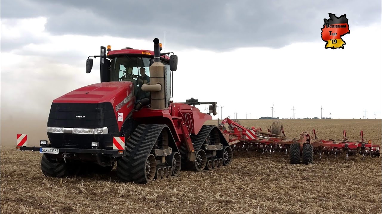 Case-Ih Quadtrac 620 | JD 6215R | Horsch Terrano 12 FM | Tebbe | JCB | Deutschland Tour 2019