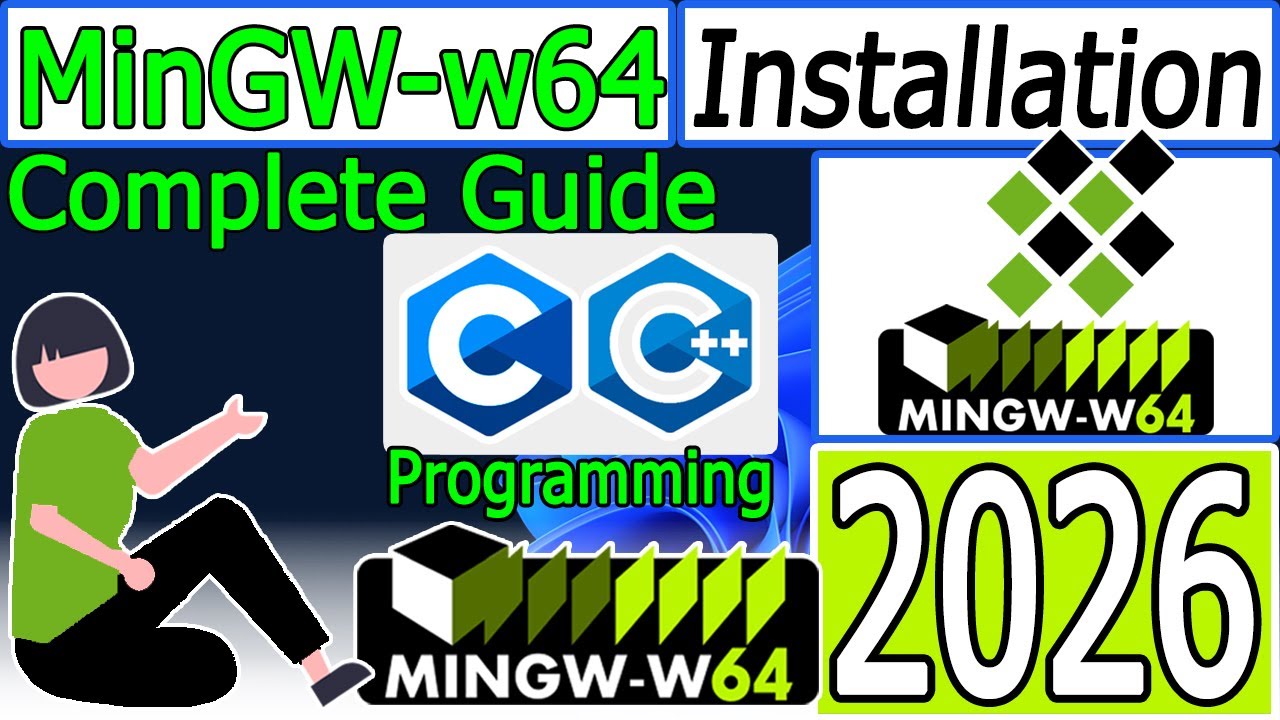 Как установить MinGW w64 на Windows 10/11 [Обновление 2026 года] Компилятор GNU MinGW для програм...